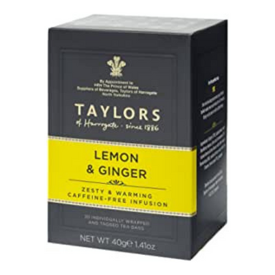 Taylors Of Harrogate Lemon & Ginger Enveloped Tea